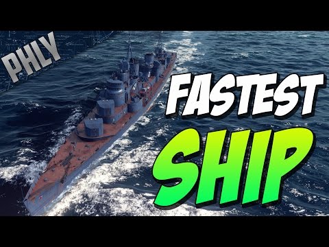 ვიდეო: რა არის ყველაზე სწრაფი ხომალდი World of Warships-ში?