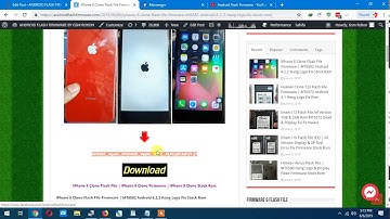 iPhone 8 Clone Flash File Firmware | MT6582 Android 4.2.2 Hang Logo Fix Stock Rom