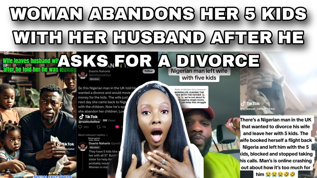 Man CRASHES Out Because His Wife ABANDONS Him With Their FIVE Kids After He Asked For a Divorce