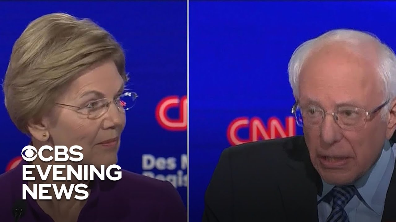 Hot mic catches tense moment between Sanders and Warren