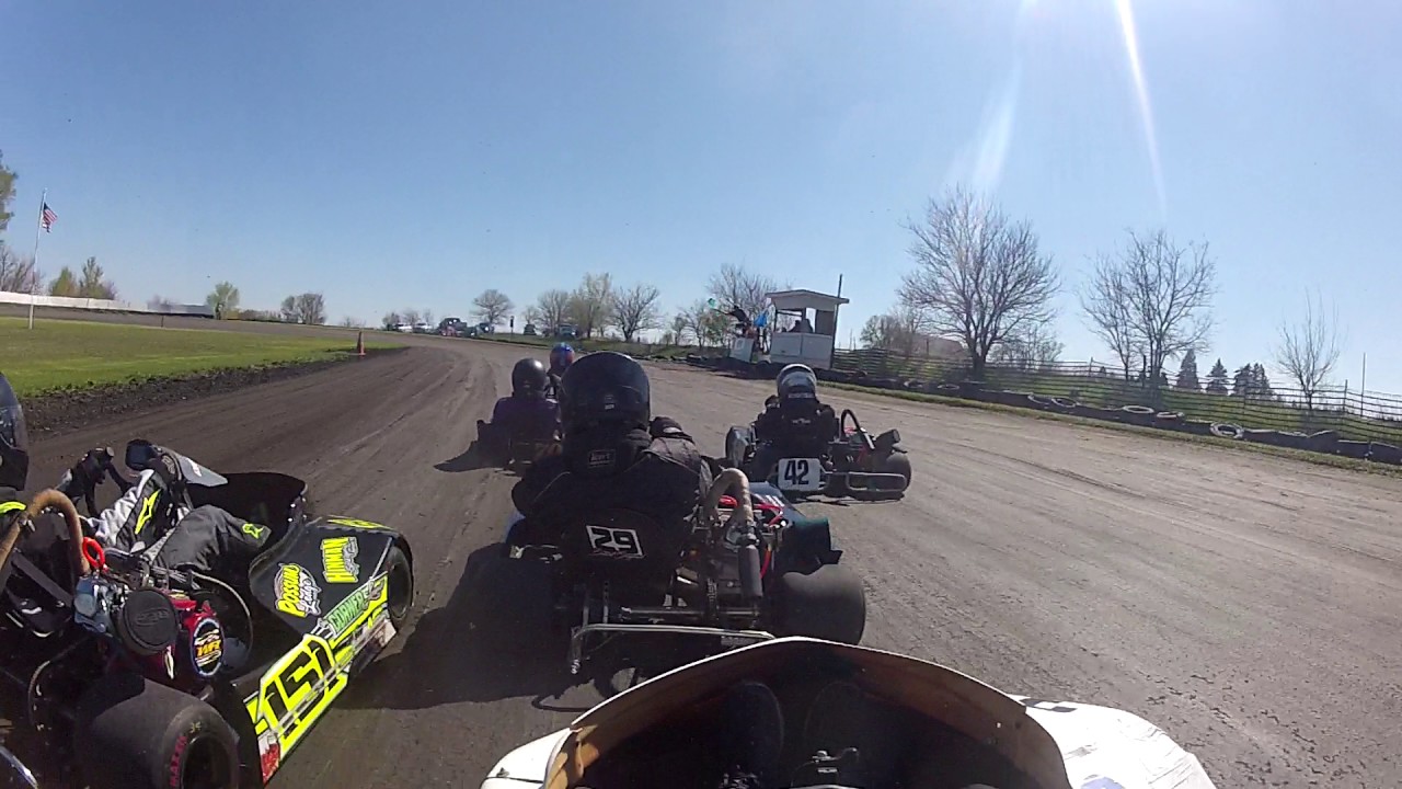 go kart race pop grove iowa YouTube