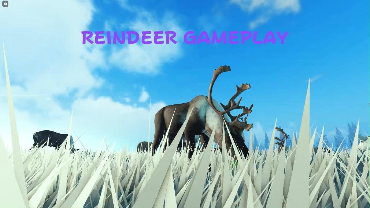Roblox Yellowstone (REINDEER GAMEPLAY)🦌🦌
