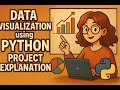 Data visualization using pandas , python project explained