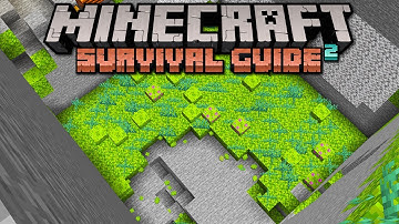 Mining a Mountain with Moss! ▫ Minecraft Survival Guide (1.18 Tutorial Lets Play) [S2 E66]