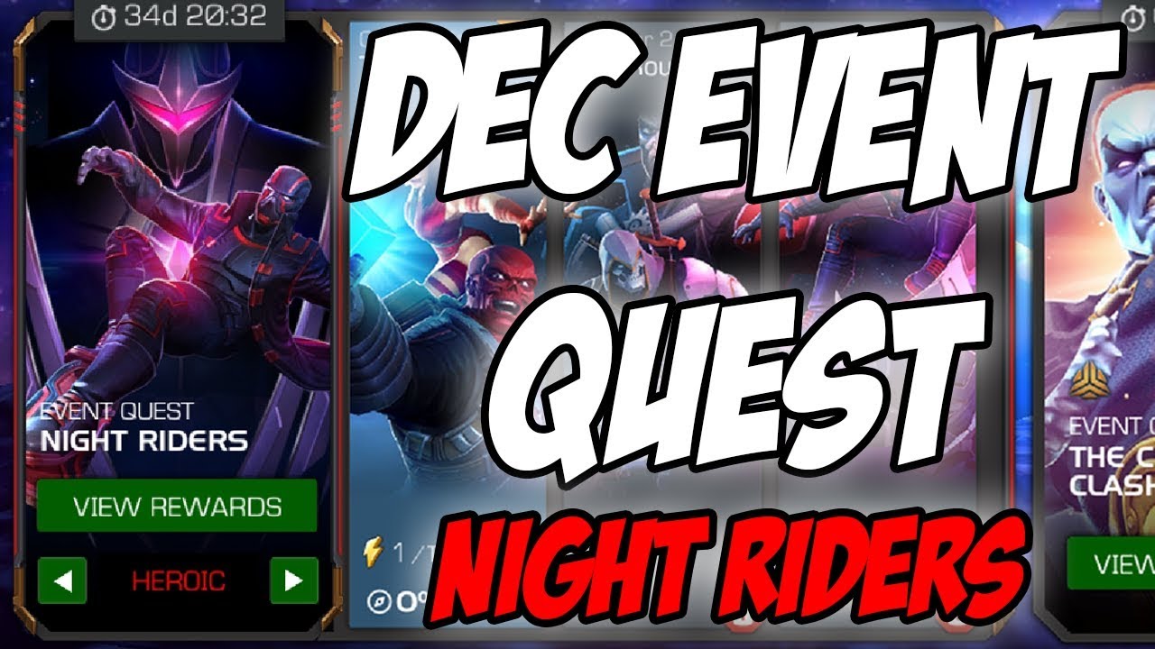 Night Riders Event Quest Heroic Completion LIVE! | Marvel Contest of Champions