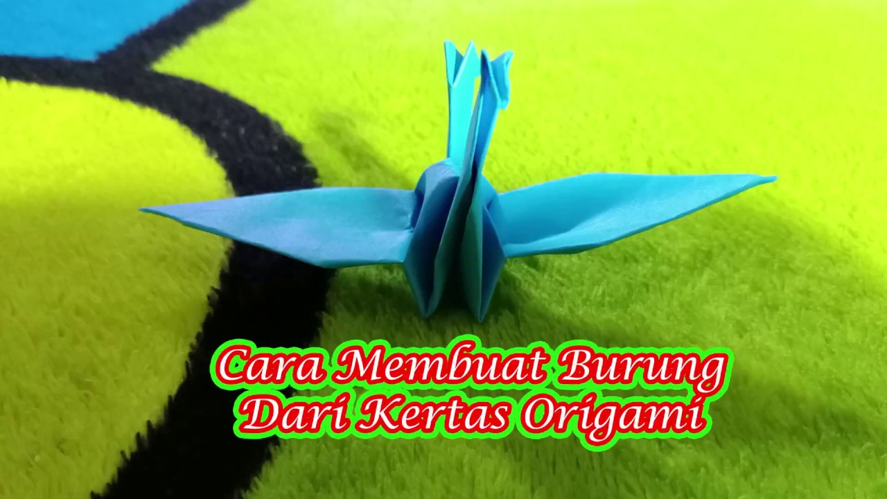  Cara  Membuat  Burung dari  Kertas  Origami YouTube