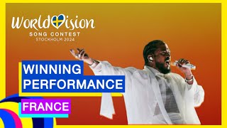 SLIMANE - Mon Amour | France 🇫🇷| WINNING PERFORMANCE | Worldvision 2024 #weareunited