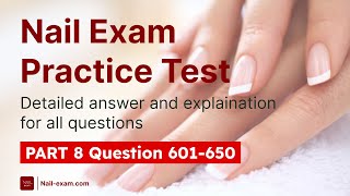 Nail technician state board exam 2022 | Manicurist Practice Test - Part 8 (Questions and Answers) screenshot 3