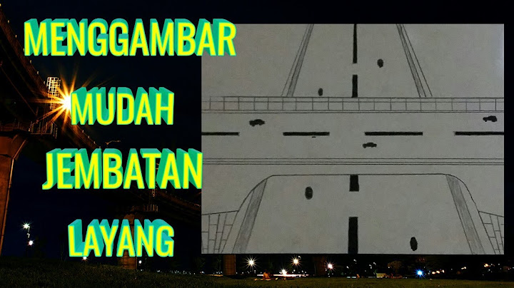 cara menggambar jalan layang dengan mudah