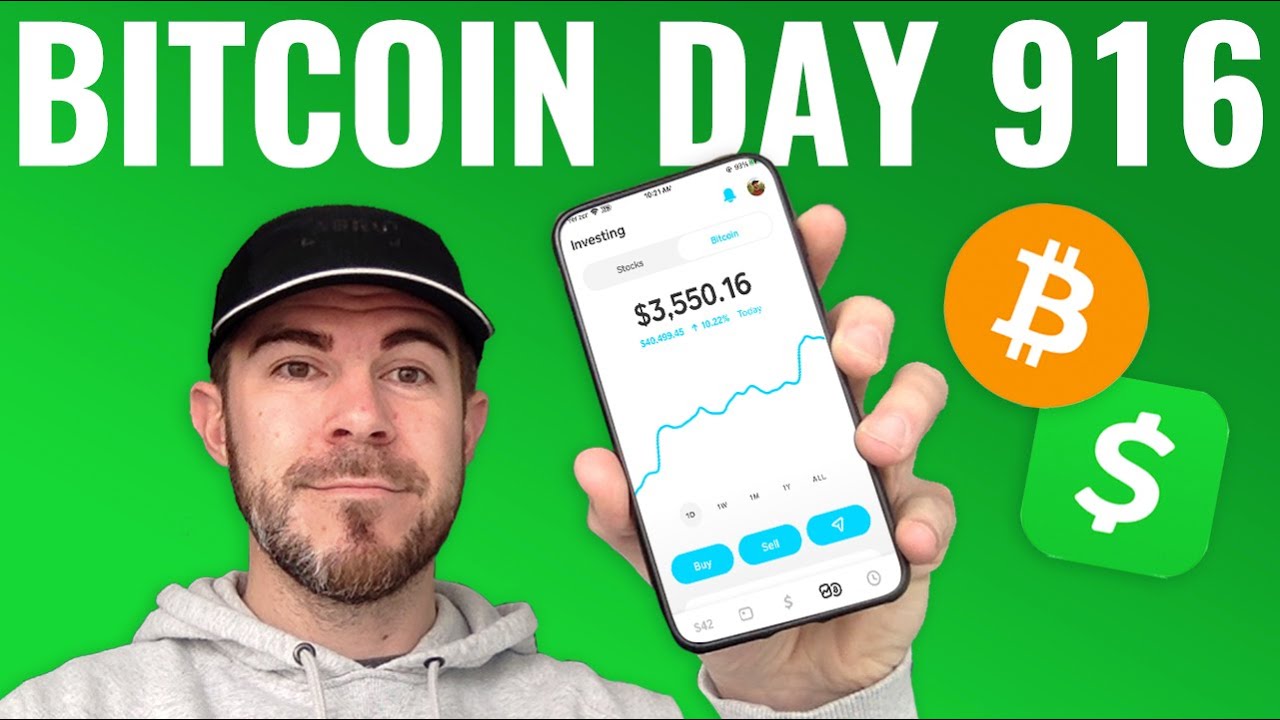 Investing $1 Bitcoin Every Day with Cash App - DAY 916