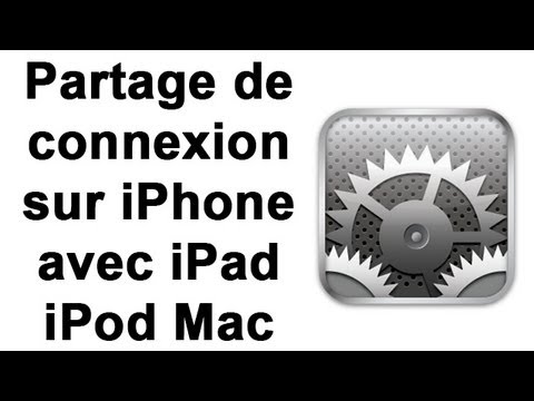 Partage de connexion sur iPhone avec iPad iPod Mac
