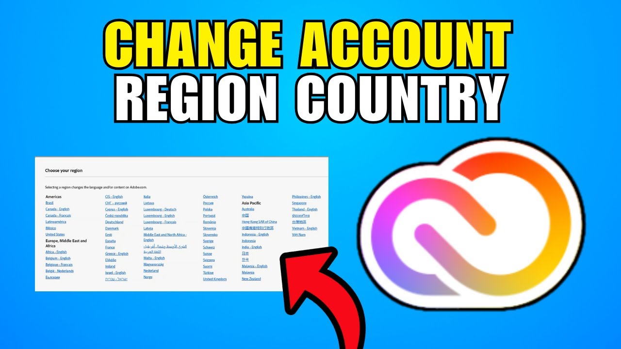 How To Change Account Region Country In Creative Cloud (2026) (Best Method)