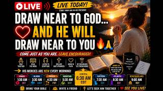 DRAW NEAR TO GOD…❤️ AND HE WILLDRAW NEAR TO YOU 🔥🙏