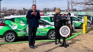 Mayor Krewson and the City of St. Louis Bolt EV | Don Brown Chevrolet  | At the Entrance to the Hill