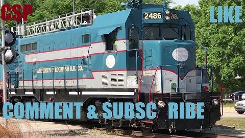 [A&R]2486 CF7 & 400 GP38 Takes A Few Gondolas out the old Yard W/A Quilling RS5T In Fay NC