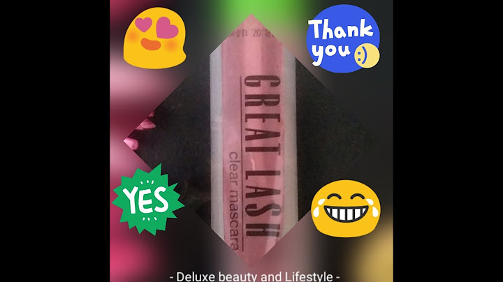 Maybelline great lash mascara review clear