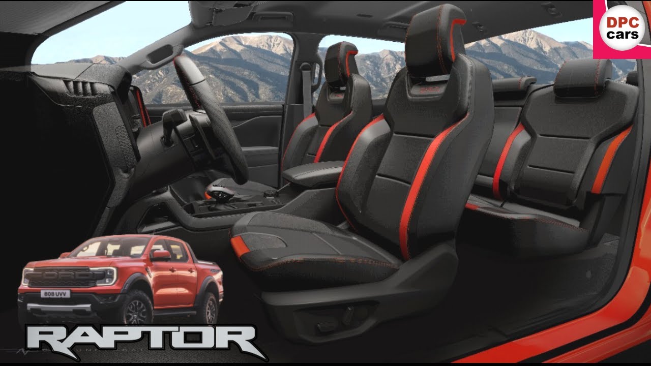 New 2023 Ford Ranger Raptor Interior Cabin YouTube