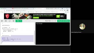 Latihan Pemrograman GoLang Pertama Membuat Deret Bilangan Genap Atau Ganjil Dengan Online Compiler