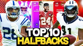 TOP 10 RUNNING BACKS *UPDATED* INSIDE MADDEN 22 ULTIMATE TEAM!