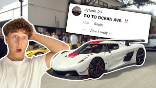 This is the BEST PLACE to car spot at Car Week 2026…