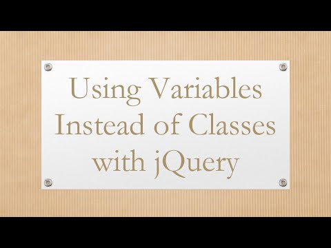 Using Variables Instead