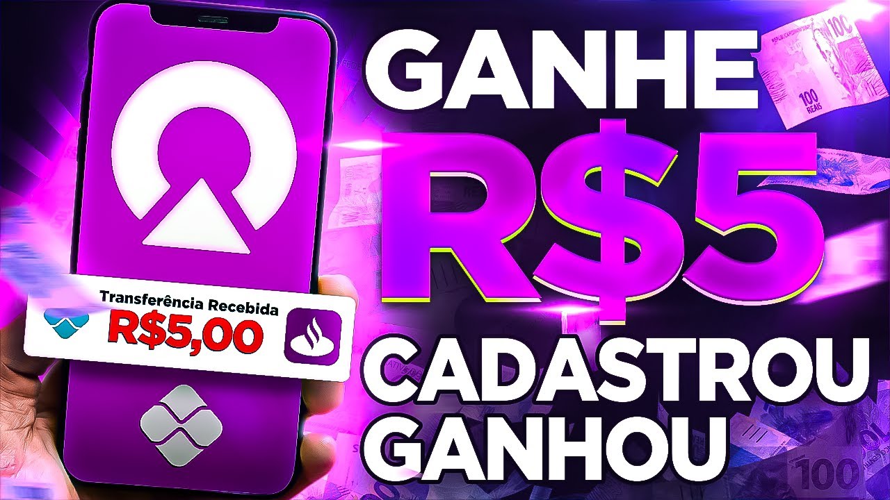 🤑GANHE R$5,00 NO CADASTRO AGORA – SÓ CADASTRAR – APP PAGANDO POR CADASTRO 2022 – CADASTRE E GANHE