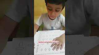 Pattern completion activities for kids #shortvideo #educational #activity @Librarybymom