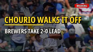 Jackson Chourio WALK-OFF HERO! Brewers STUN Padres 4-3, Take 2-0 NLDS Lead 🔥