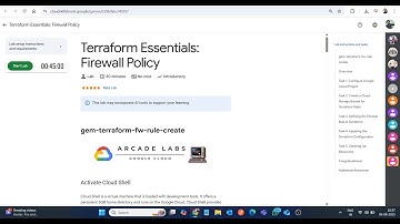 Terraform Essentials: Firewallbeleid || Laboplossing || Google Cloud Arcade 2025