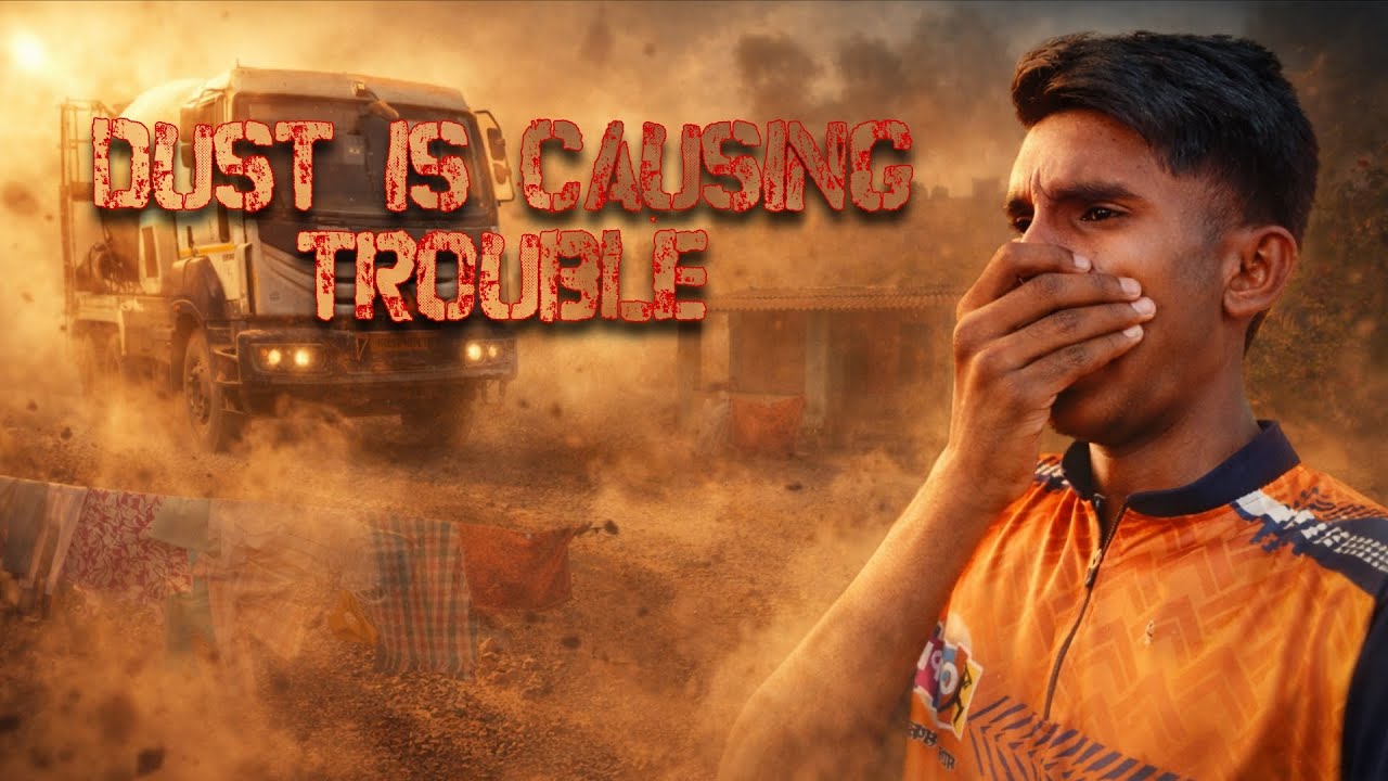 Bullet train cha rasta kela band ||लोकांना होत आहे धुळीमुळे त्रास ||People are suffering due to dust