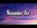 November Air Zach Bryan Lyrics mp3