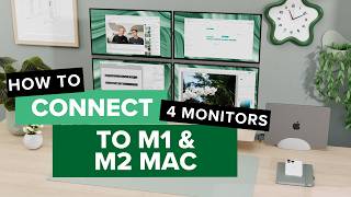 Unlocking the 1-Monitor Limit: Connect 4 Displays to Base M1/M2 Macs!