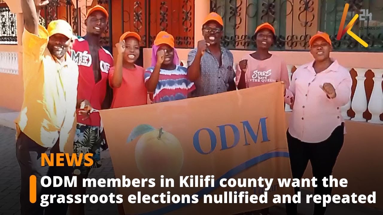 ODM members in Kilifi county want the grassroots elections nullified ...