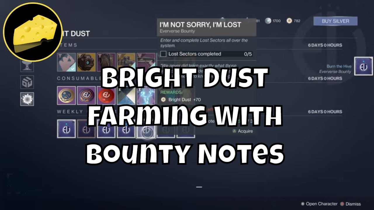 Bright Dust Farm With Bounty Notes 