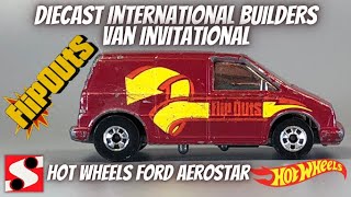 Hot Wheels Flip Outs Ford Aerostar - DIBs Van Invitational - Restoration