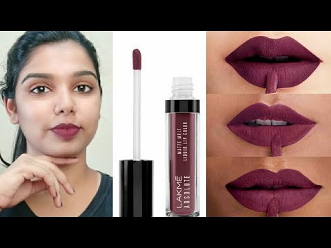 Watch more : https://www./channel/ucwq9trizypc331_3j8owucg?sub_confirmation how to apply liquid lipstick in tamil | lakme absolute matte melt liqu...