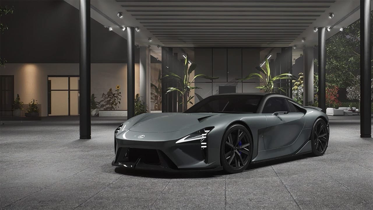 名車「LFA」が現代に復活？ レクサスが次世代スポーツカーお披露目
