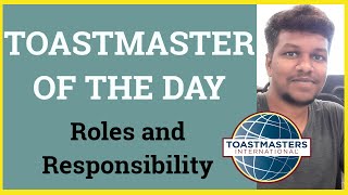 Role of TMOD - Toastmasters international