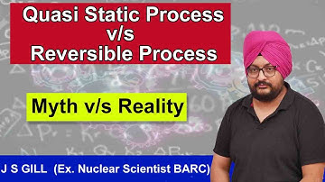 Difference  between Quasistatic and Reversible process || J S GILL