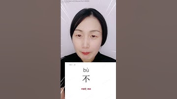 Most basic CHINESE word 不 - not, no | #learnmandarin #learnchinese #chinese #mandarin