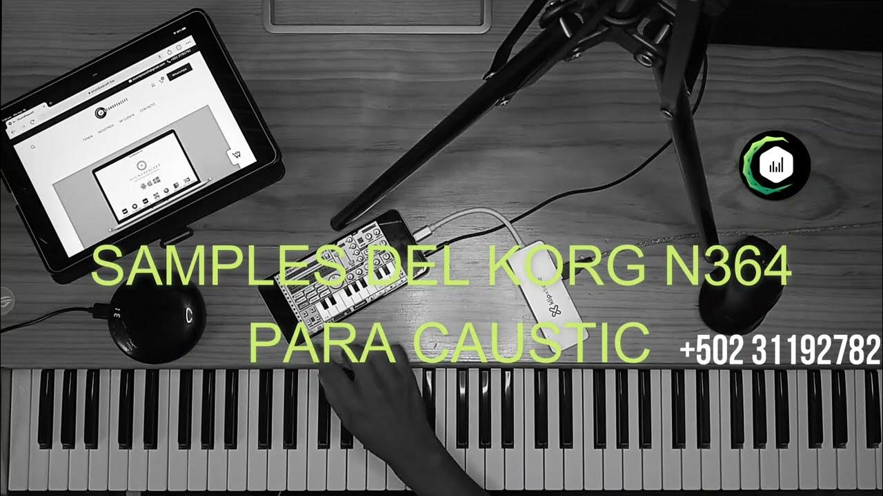 Samples del Korg N364 para Caustic (Android) y para otras plataformas