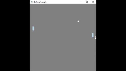 Zen Pong Game in Java Language + Code