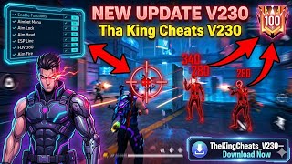 THE KING CHEATS v231 -v232 |NEW HACK2026 |THE KING X APK MODMENU |HGCHATS HACK |FF INJECTOR🫥 screenshot 1