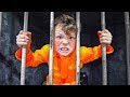 I Trapped My Little Brother in PRISON For 24 Hours!!