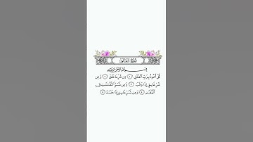 سورة الفلق بصوت القارئ إسلام صبحى #مما_قرأت #القرآن_الكريم