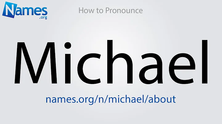How to Pronounce Michael