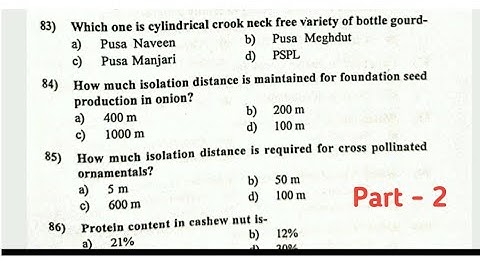 #jrf llJRF 2015 HORTICULTURE  SOLVED QUESTION PAPER ll JRF QUESTION PAPER #icarjrf