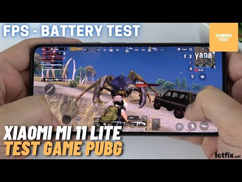 Xiaomi Mi 11 Lite PUBG Mobile Gaming test New Update Godzilla vs Kong | FPS, Battery Drain Test