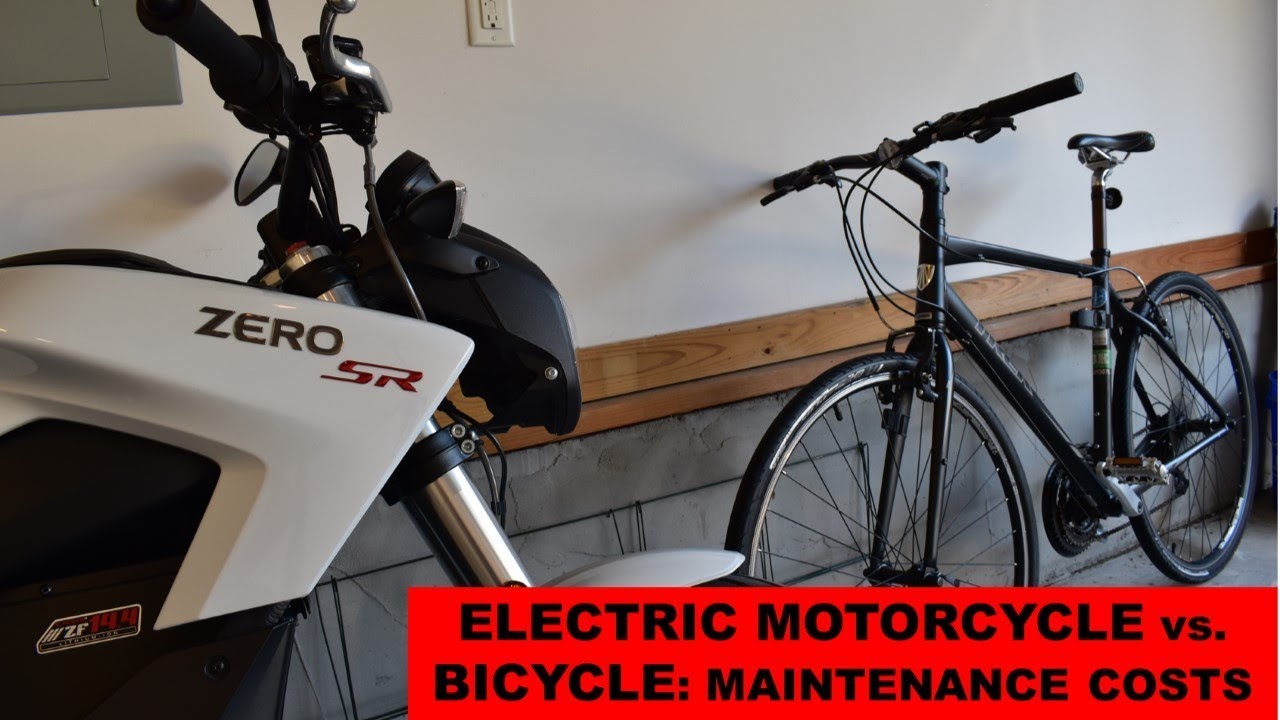 Electric Motorcycle vs. Bicycle Which costs more to maintain? YouTube