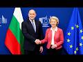 🇧🇬🇪🇺 Bulgaria Is Back! Rumen Radev & von der Leyen Meet in Brussels as Bulgarian Flag Flies at EU HQ